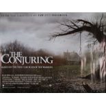 The Conjuring (2013) - British Quad film poster, starring Patrick Wilson and Vera Farmiga, rolled,