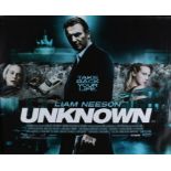 Unknown (2011) Bbritish Quad film poster, starring Liam Neeson, Diane Kruger and January Jones,