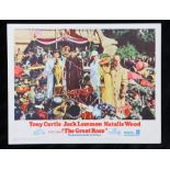 The Great Race (1965) - American lobby card, starring Tony Curtis, Natalie Wood, and Jack Lemmon,