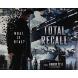 Total Recall (2012) - British Quad film poster, starring Colin Farrell, Bokeem Woodbine and Bryan