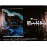The Entity (1982) - British Quad film poster, starring Barbara Hershey, rolled, 30" x 40"
