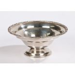 Elizabeth II silver bowl, Birmingham 1971, maker Bishton's Ltd, with Celtic pattern rim above a