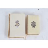 Two small early 20th Century Common Prayer books, with ivorine covers (2)