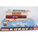 Games to include Mastermind, Mahjong, compendium of games, building blocks, 1950's-1980's