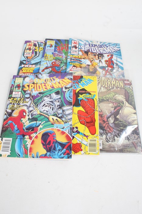 Marvel, DC and other comics and books, to include Spiderman, Green Lantern, Superman etc. (qty)
