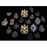 Collection of reproduction Victorian/Edwardian badges including The 52nd ( Oxfordshire ) Light