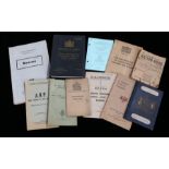 Selection of Second World War documentation including, Ministry of Food Ration Books, 1928 British