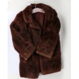 Richard Payne, fur jacket with silk lining