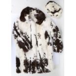 Everay Model fur coat, Made in England by I.Flashman & Sons LTD, with a hat (2)