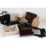 Collection of ladies handbags and purses (qty)