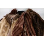 Quantity of fur and faux fur clothing, to include coats (qty)