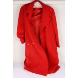 Ladies Harvey Nicholls red jacket, Fresta-Knit