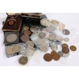 Collection of coins, to include £2 coins x 4, 50 pence pieces, Crowns and further coins, (qty)