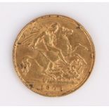Edward VII Half Sovereign, 1909, St George and the Dragon