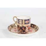 Victorian Davenport Imari pattern cup and saucer, Circa. 1870, (2)