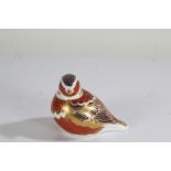 Royal Crown Derby paperweight, in the form of a bird, 9cm