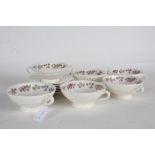 Six each Wedgwood Orient Wellesley soup bowls and saucers (12)