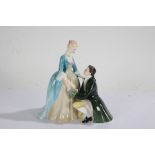 Royal Doulton figure group 'The Suitor', HN 2132, 19.5cm high