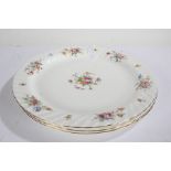 Three large Minton Marlow serving plates, each 34cm diameter (3)