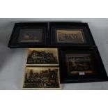 Large collection of Osborne 'Ivorex' plaques, with many scenes including Shakespeare's house, Ann