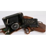 Kodak Vest Pocket camera, No. A -127, together with a Kodak Six-20 Jnr camera, both cased (2)