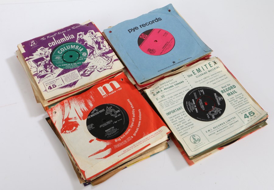 Collection of 7" singles and EPs.