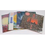 4 x Kitarou LPs (Japan) - From The Full Moon Story with ODI (Invitation VIH-6075). Original