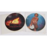 2 x 7" Picture Discs. Britt Ekland - Do It To Me (Once More With Feeling) (JET P 161). John Foxx -
