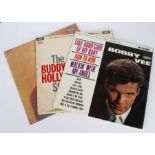 3 x Rock & Roll LPs. Buddy Holly (2) - Buddy Holl (LVA.9085), first pressing. The Buddy Holly