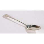 George III silver basting spoon, London 1805, maker Peter and William Bateman, the old English