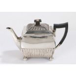 Victorian silver bachelors teapot, London 1891, maker Horace Woodward & Co (Edgar Finley & Hugh