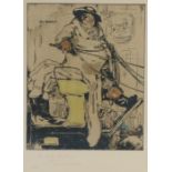 Sir William Nicholson (1872-1949) 'Mr Weller' lithograph, signed and inscribed "For E J Boulenger
