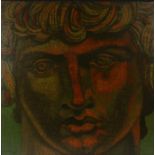 Sigmund Pollitzer (British, 1913-1982) Antinous, signed and dated 68, oil on canvas, 84cm x 84cm