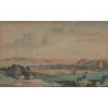 Thomas William Pattison (1894 - 1983) Wharfedale Yorkshire, Initialled TWP watercolour, 30cm x 18cm