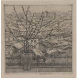 Robert Austin (1895-1973) Siena, pencil signed etching, 12cm x 12cm