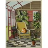 Mick Durrant (1950) - Conservatory, a pencil signed limited edition print, 84/200, dated 1982,