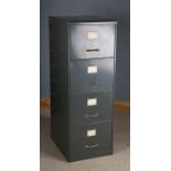 Triumph metal four drawer filing cabinet, 46.5cm wide x 132cm high x 62.5cm deep
