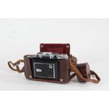 Zeiss Ikon Super Ikonta C folding camera, model 531/2, with a Compur-Rapid Tessar f/3.5 105mm