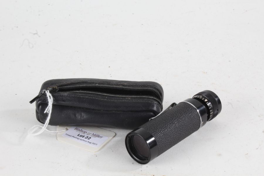 Zeiss 8x20 pocket monocular, with a leather bag