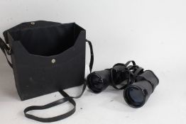 Pair of Mark Scheffel De Luxe binoculars, 20x50 Field 3, housed in a case