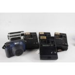 Collection of Instant cameras, to include a boxed Polaroid  Kodak EK2, two Fujifilm Instax 100,