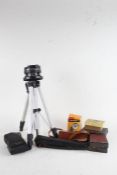 Camera accessories, to include Spot Exposure Meter, cased Kodak rangefinder Ilford Special Rapid