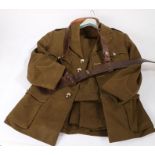 Post Second War Parachute Regiment officers Number 2 Dress uniform jacket and trousers, mixture of