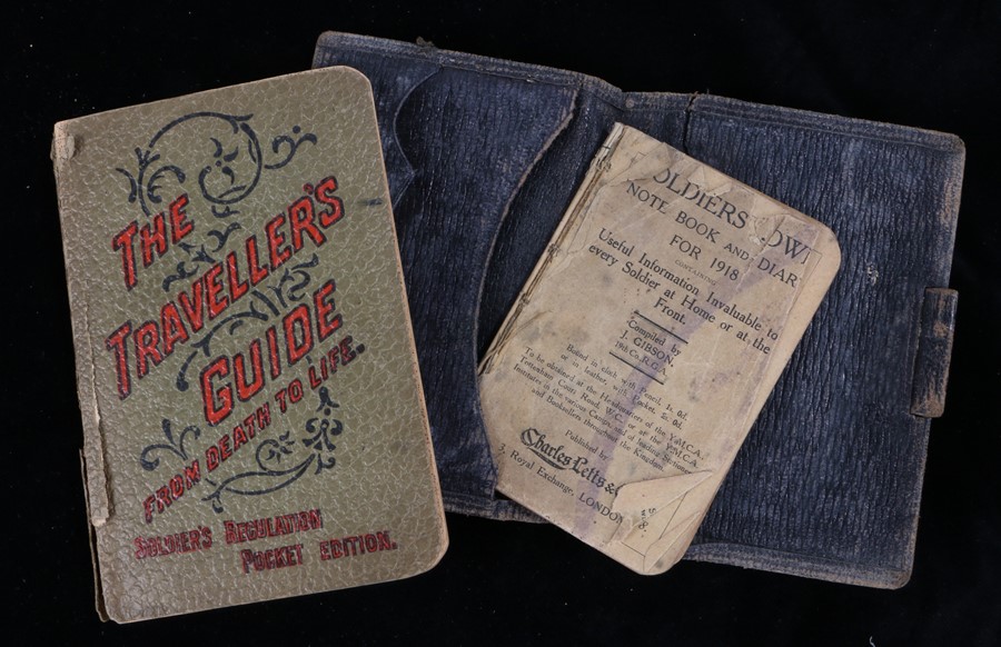 Late Victorian/Edwardian edition of The Travellers Guide From Death to Life Soldiers Regulation