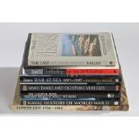 Collection of Jane's reference books to include War at Sea 1897-1997, Battleships of the 20th