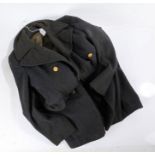 Pre 1952 Royal Canadian Air Force officers double breasted greatcoat in heavy grey wool, kings crown