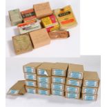 Collection of vintage empty ammunition cartons to include, a 1941 dated carton for the Beretta M.