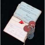 Second World War Soldiers Service and Pay Book to 10548868 Private E. Eames of the Royal Army