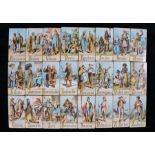 19th Century alphabet block puzzle, portraying different peoples of the world with amusing texts