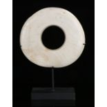 Boiken Papua New Guinea Yua Wenga currency shell ring, made from the giant tridacna clam shell,